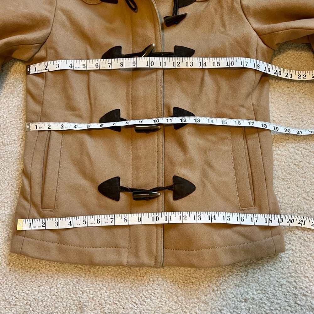 GAP Wool Blend Toggle/Zip Pea Coat—SZ. Medium - Picture 8 of 17